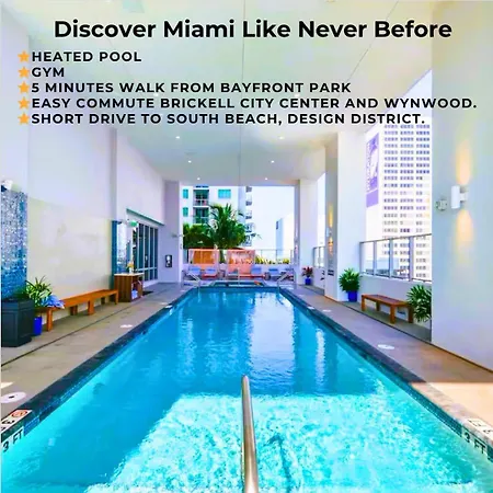Heart Of Downtown Miami Studio Pool & Gym